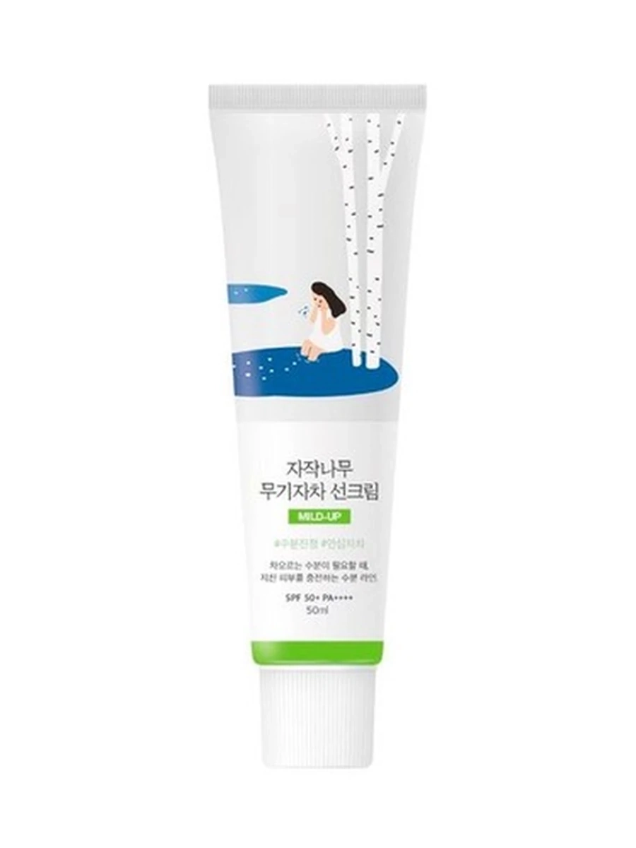 Солнцезащитное средство Round Lab Birch Juice Mild Up sunscreen  SPF50+PA++++ 50 ml 009352