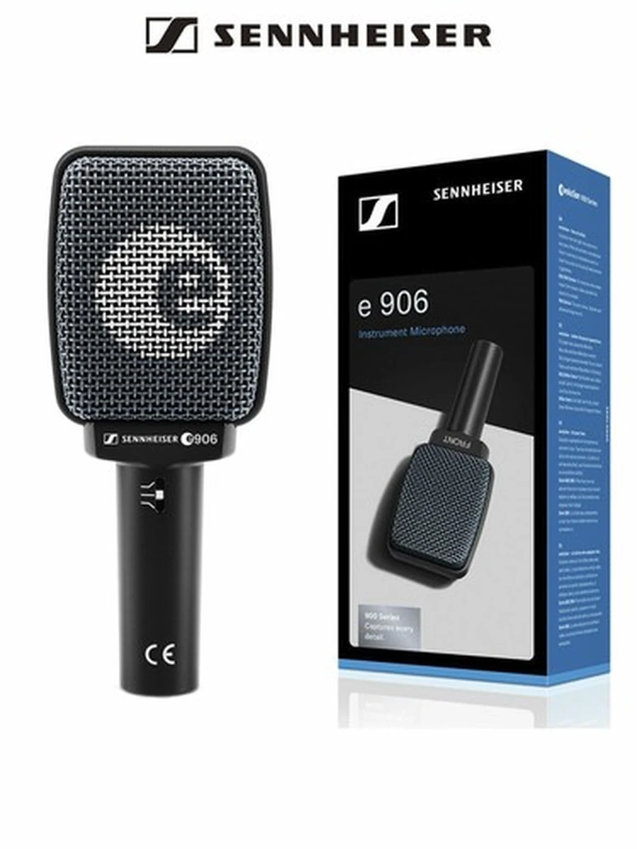 Sennheiser E 906 динамич микрофон для гит. Усилителей Sennheiser