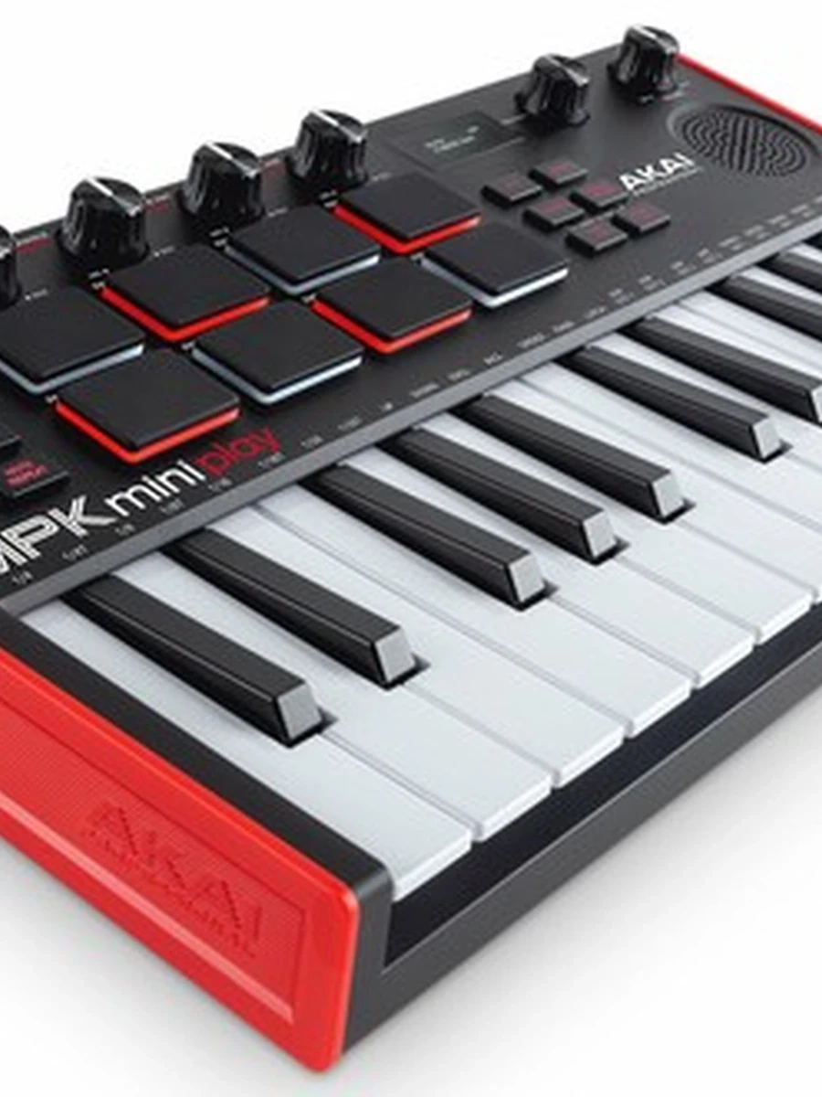Akai MPK MINI PLAY MK3 USB/MIDI-клавиатура контроллер с 8 пэдами и встроенным динамиком AKAI