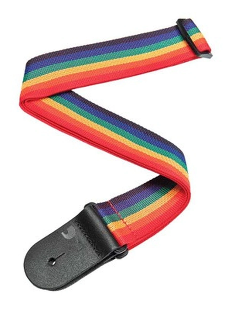 D'Addario PWS111 50MM POLYPROPYLENE STRAP, RAINBOW Planet Waves