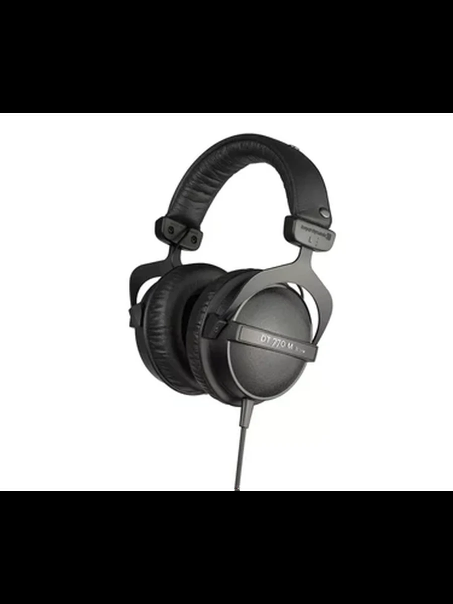 Beyerdynamic DT 770 M 80 Ω Наушники закрытого типа для барабанщиков и FOH-мониторинга. 5-35000 Гц, 80 Ом, 105 дБ. Регулятор громкости Beyerdynamic
