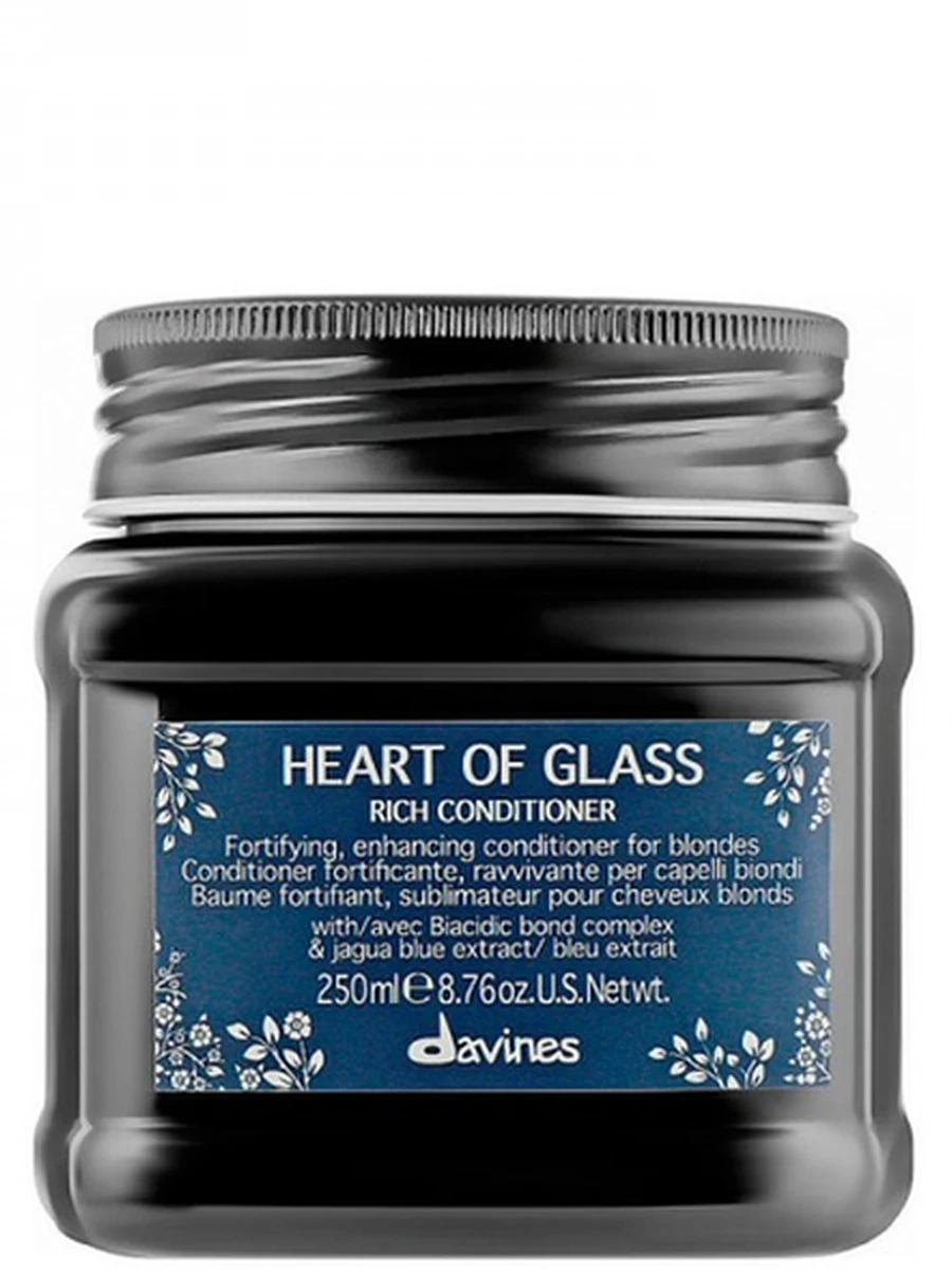 Питательный кондиционер для защиты и сияния блонд 250 мл - Heart of glass rich conditioner 250 ml