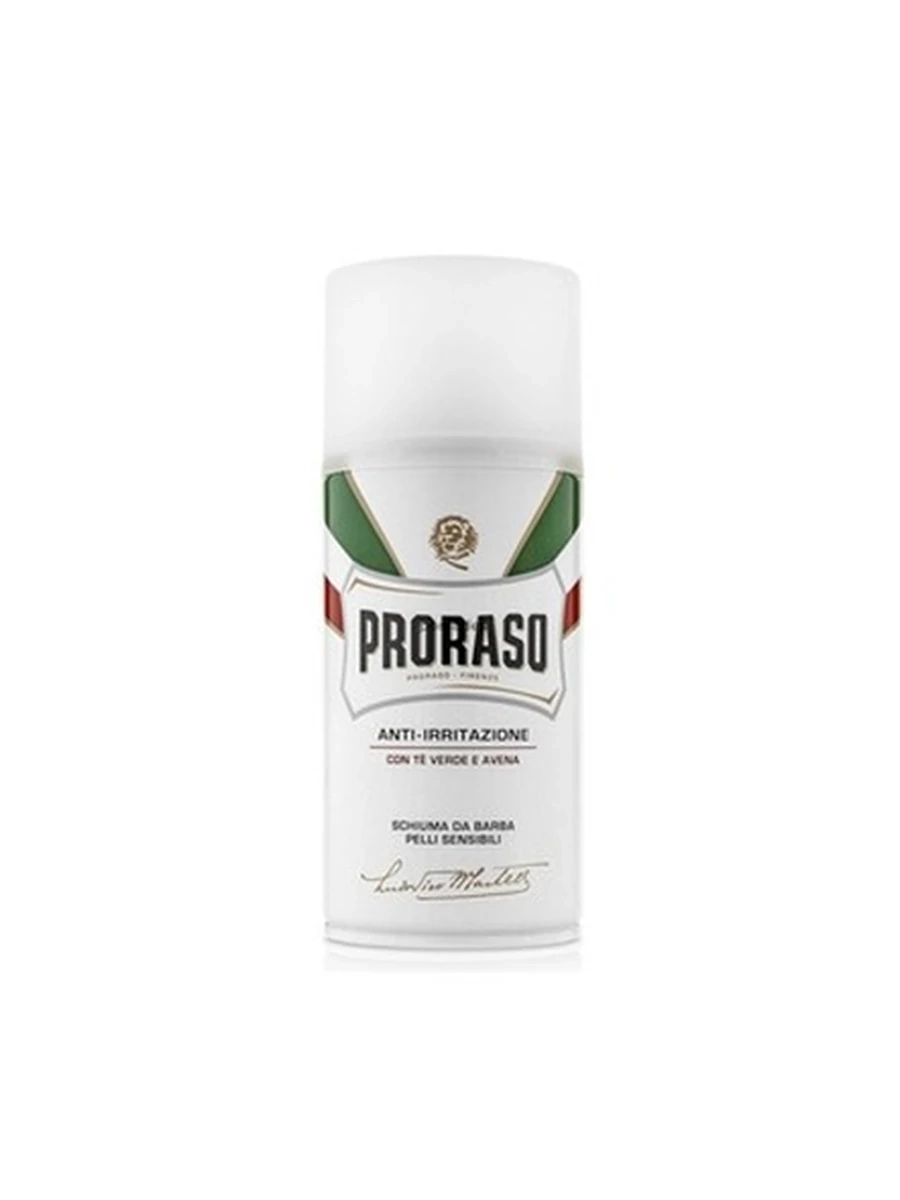 PRORASO пена для бритья  с зеленым чаем и овсом 50мл