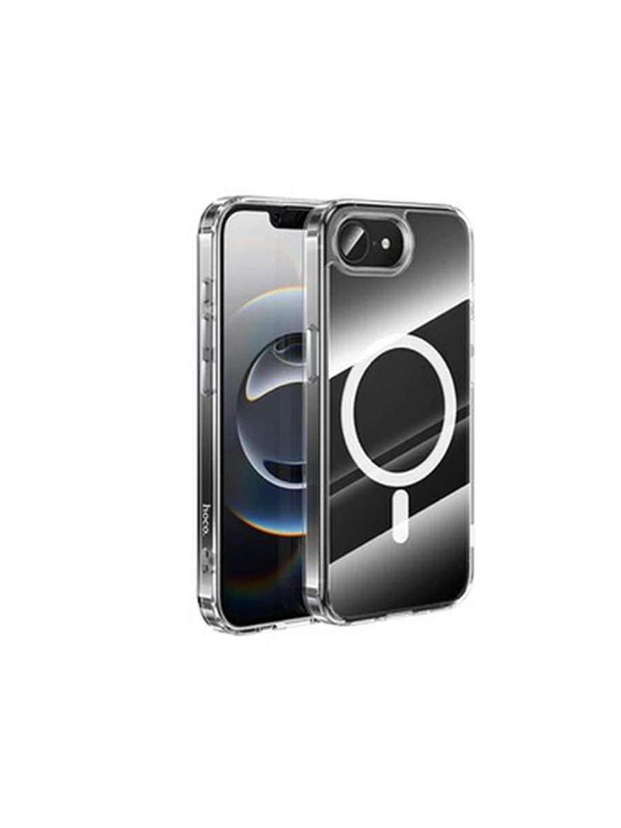 Чехлы Hoco Magnetic series airbag anti-fall protective shell for iP16e (transparent)