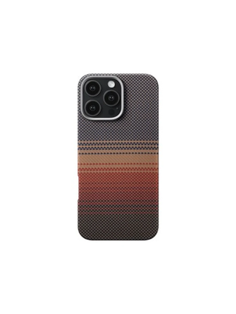 Чехлы MMkio MagSafe pitaka Iphone 16Pro (Brown)
