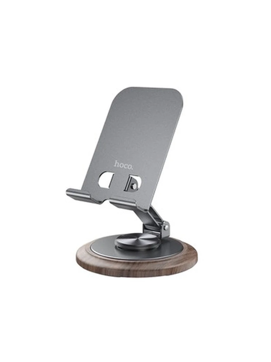Подставки HOCO DH25 folding rotating metal desktop stand (Gray)