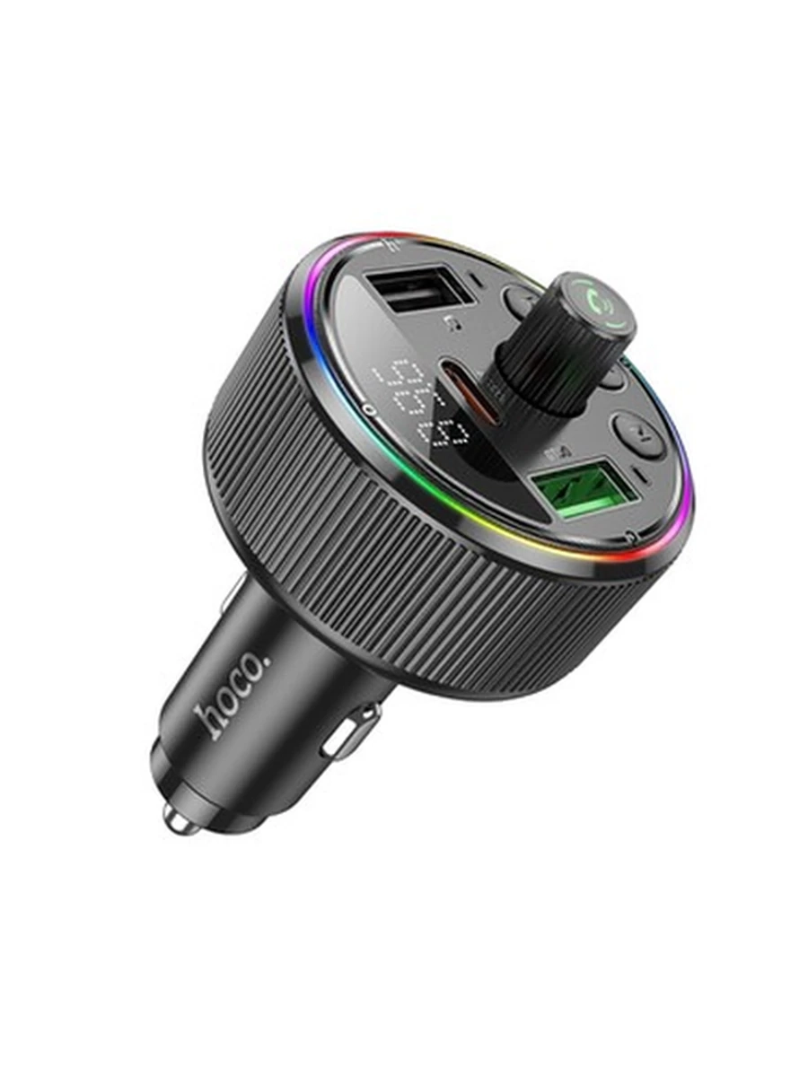 Модуляторы HOCO E82 Guerrero PD30W+QC3.0 car BT FM transmitter Black