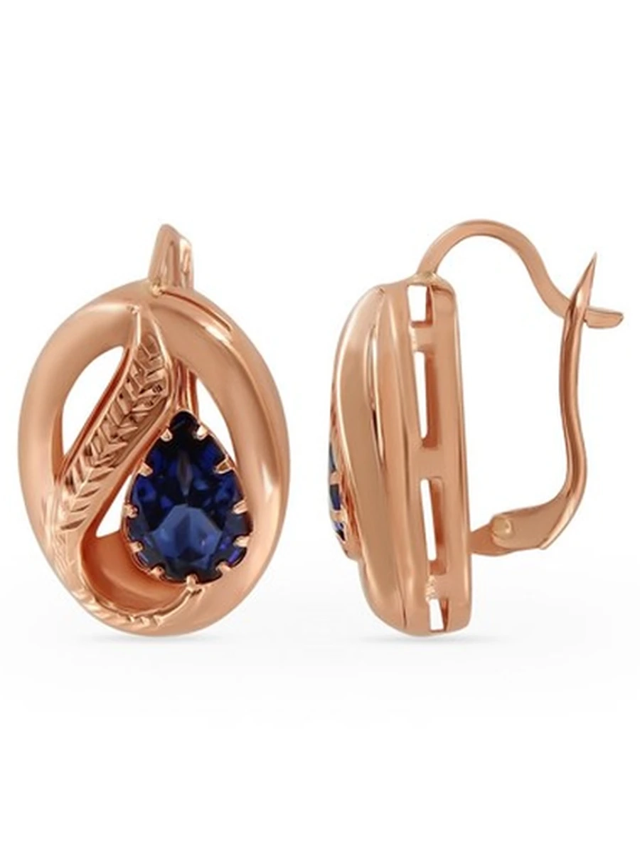 серьги с камнем_4.3100