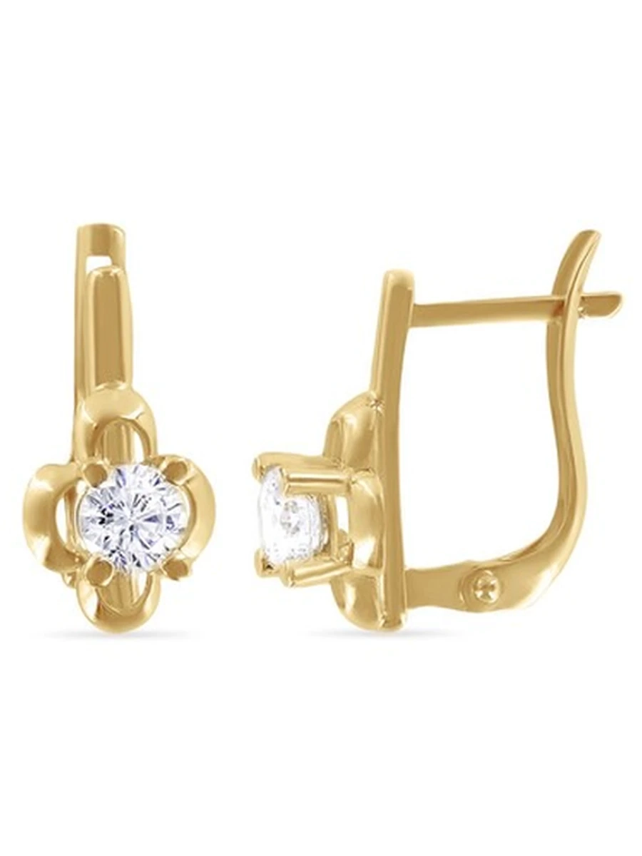 серьги с цирконом_2.6500