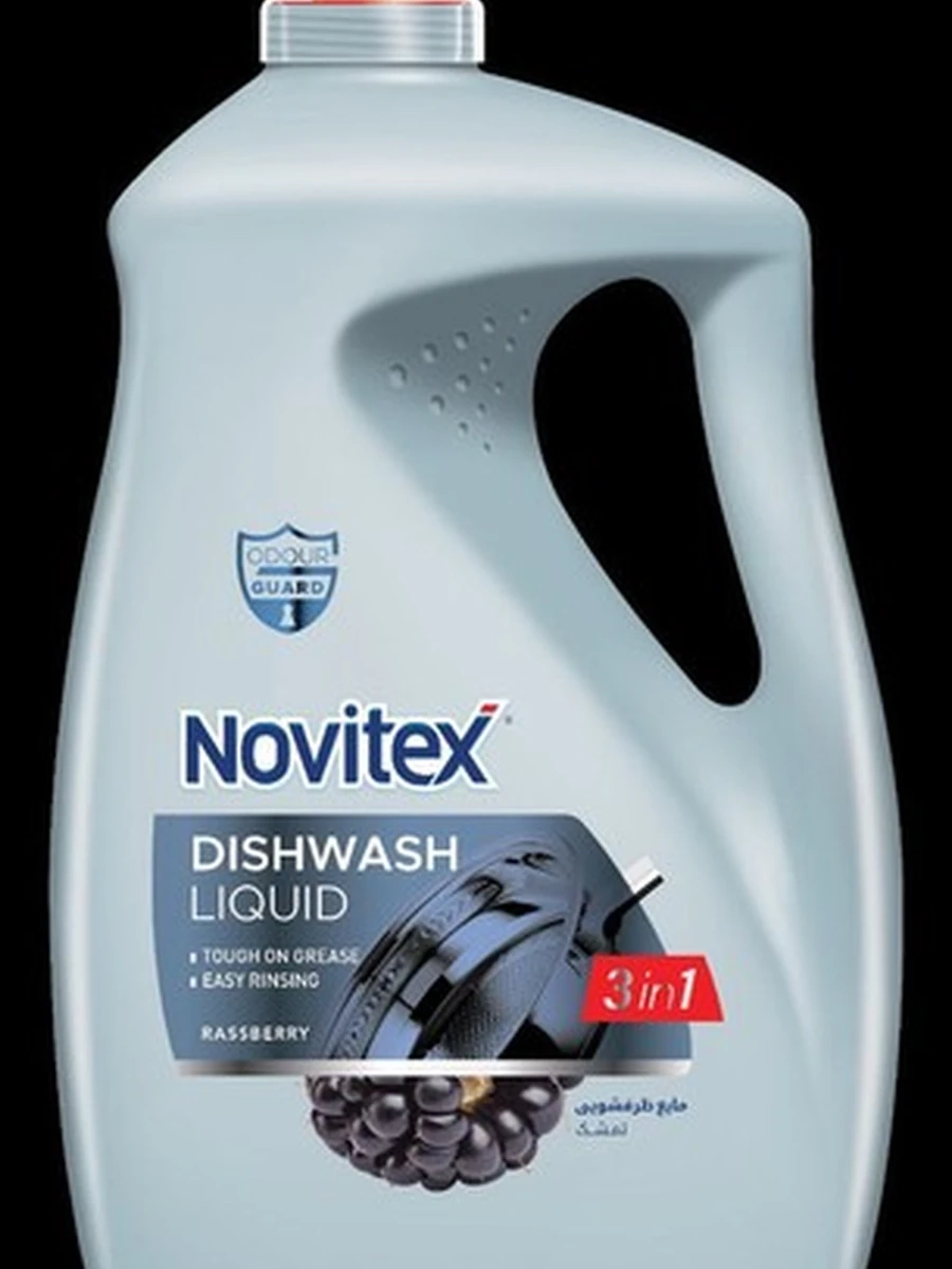 NOVITEX Средство для мытья посуды малина 3600мл (4шт. в коробке) DISHWASH LIQUID 3600 g RASPBERRY