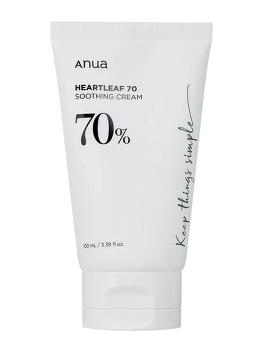 Крем для лица Anua HEARTLEAF 70% SOOTHING CREAM 100ml КЛ0426